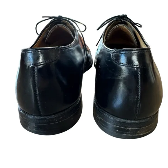 Men’s Johnston and Murphy Optima Size 11 Black Leather Oxford/Derby Shoes