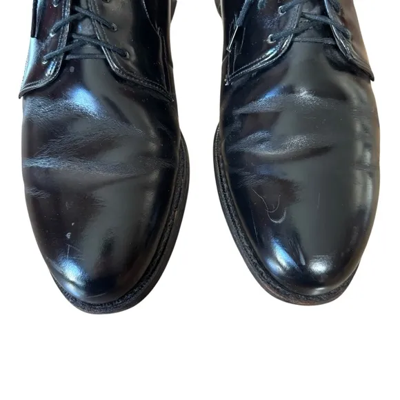 Men’s Johnston and Murphy Optima Size 11 Black Leather Oxford/Derby Shoes