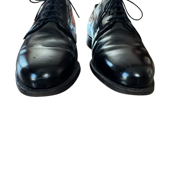 Men’s Johnston and Murphy Optima Size 11 Black Leather Oxford/Derby Shoes