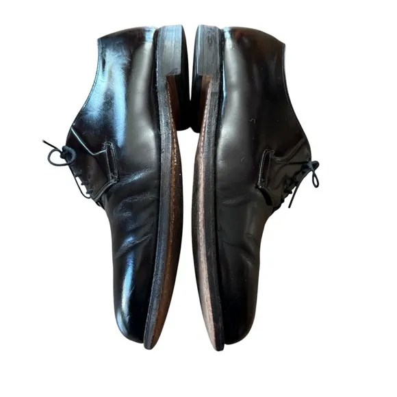 Men’s Johnston and Murphy Optima Size 11 Black Leather Oxford/Derby Shoes