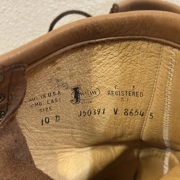 Men’s Justin Lace Up Ropers