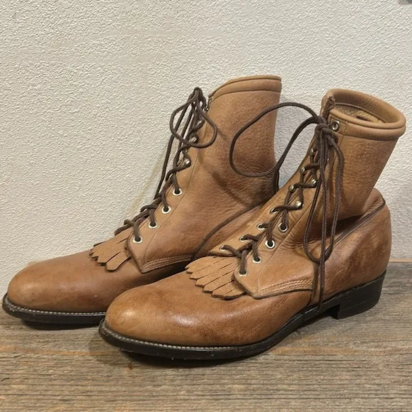 Men’s Justin Lace Up Ropers