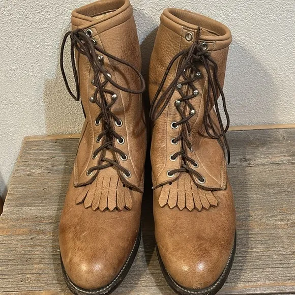 Men’s Justin Lace Up Ropers