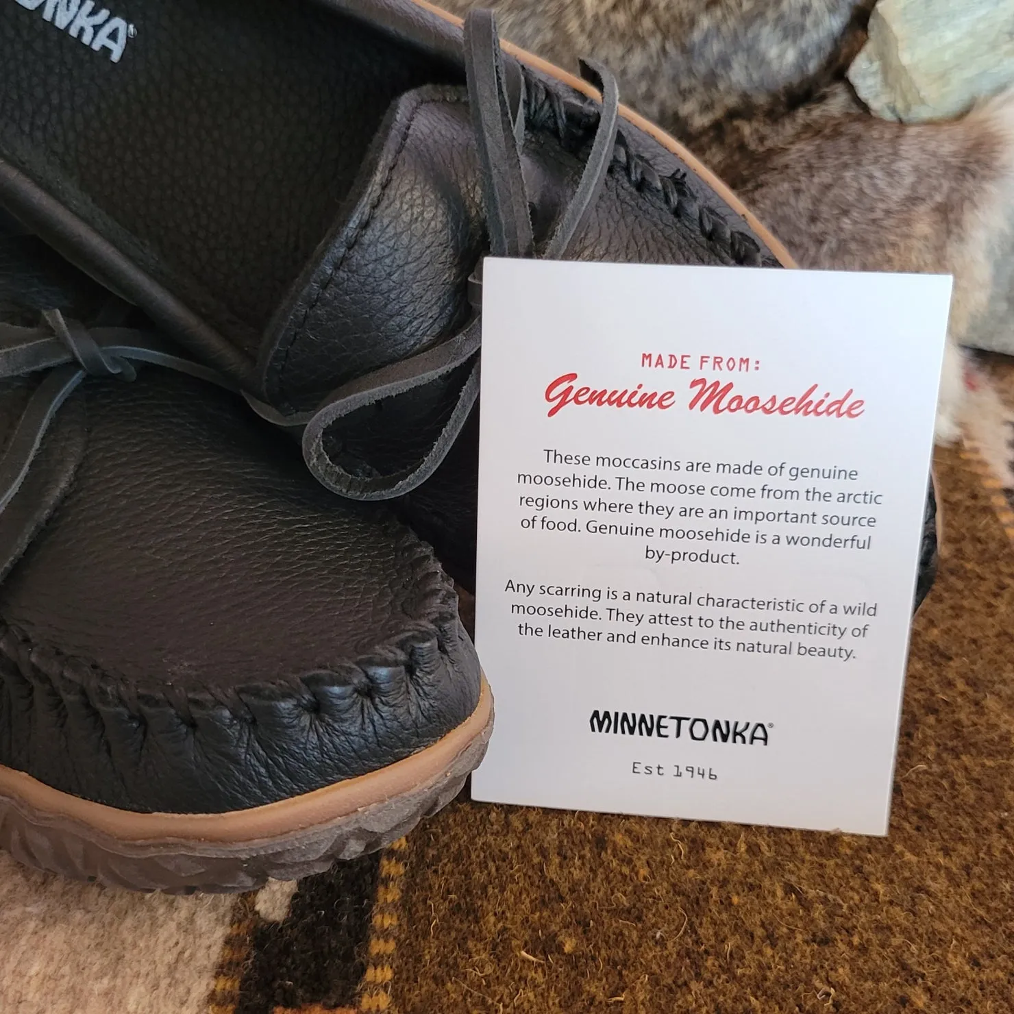 Men's Moccasins "Moosehide Tread" by Minnetonka 799A
