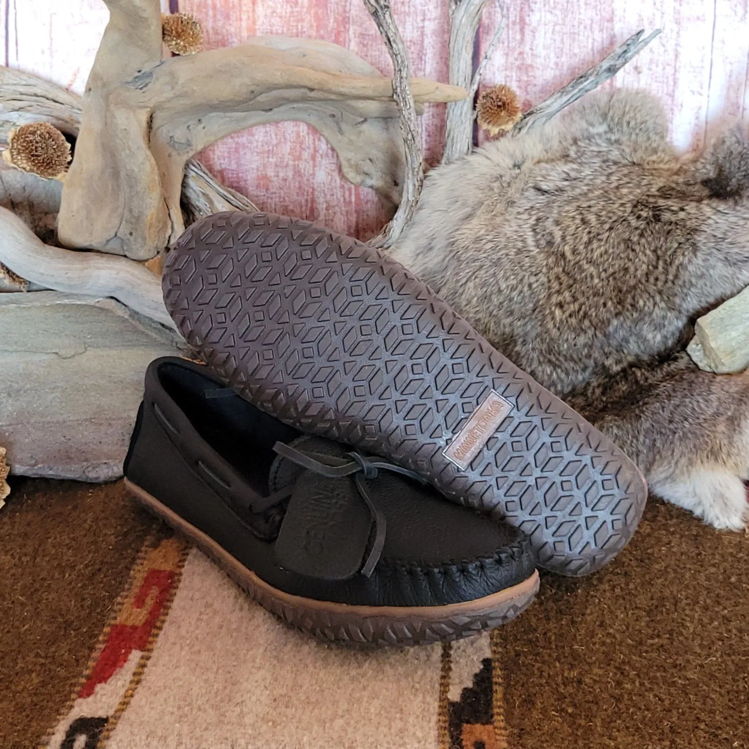Men's Moccasins "Moosehide Tread" by Minnetonka 799A