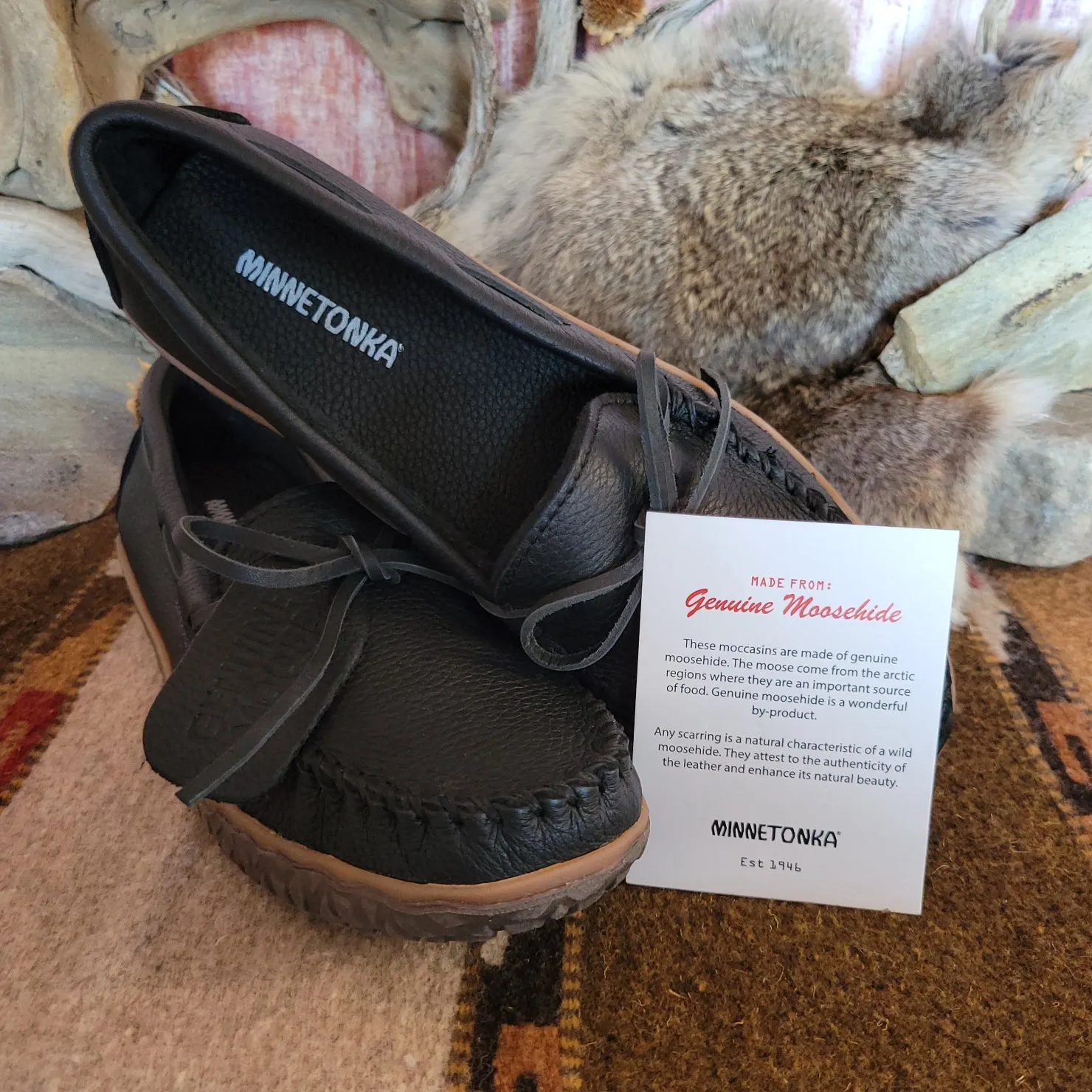Men's Moccasins "Moosehide Tread" by Minnetonka 799A