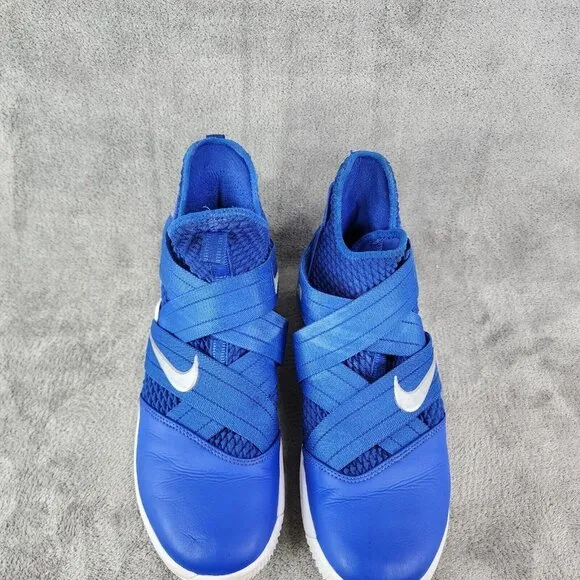 Mens Nike Lebron Soldier Basketball Shoes 18 Blue White AT3872-401 Size 11.5