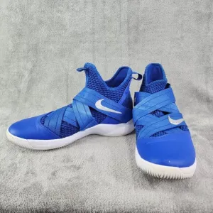 Mens Nike Lebron Soldier Basketball Shoes 18 Blue White AT3872-401 Size 11.5