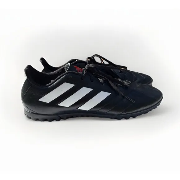 Men’s Size 11 Adidas Goletto VII TF Turf Soccer Shoes Black/White FV8703