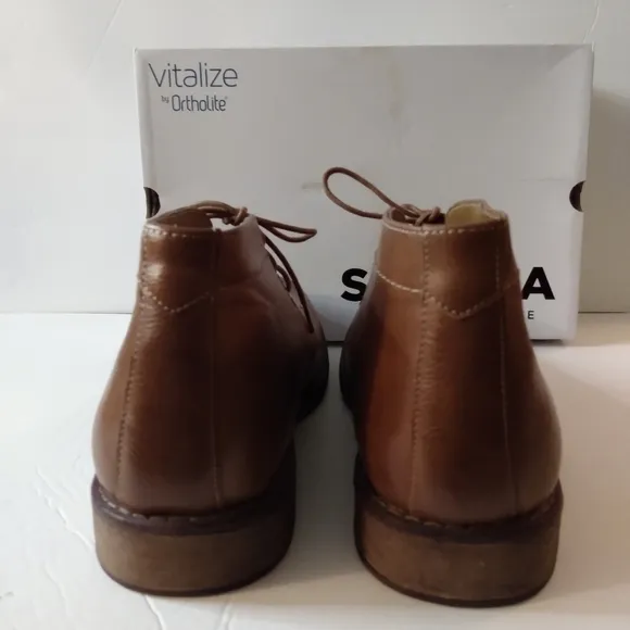 Men's Sonoma Bayport  Lace Boots, sz 13, Brown/ Cognac, NIB