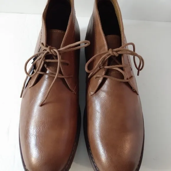 Men's Sonoma Bayport  Lace Boots, sz 13, Brown/ Cognac, NIB