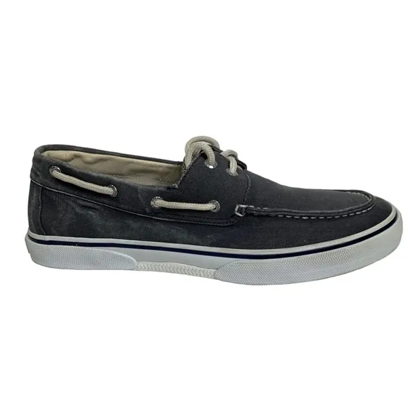 Mens Sperry Hal Yard 2-Eye Grayish Blue Sneakers Size 11.5