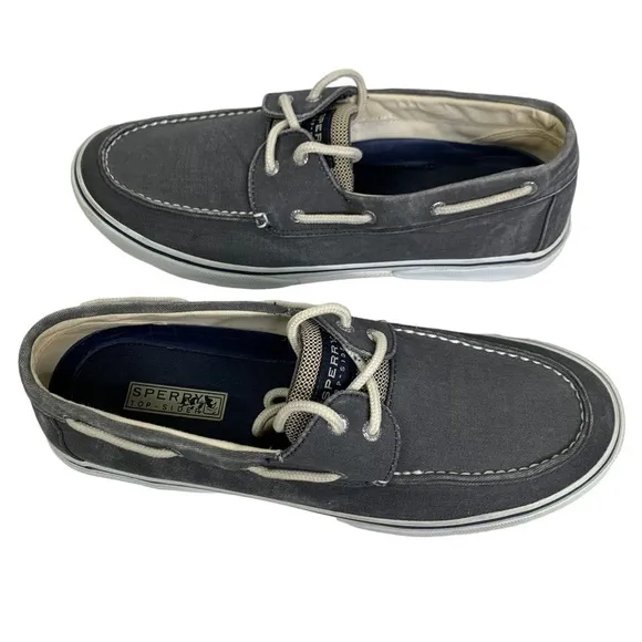 Mens Sperry Hal Yard 2-Eye Grayish Blue Sneakers Size 11.5