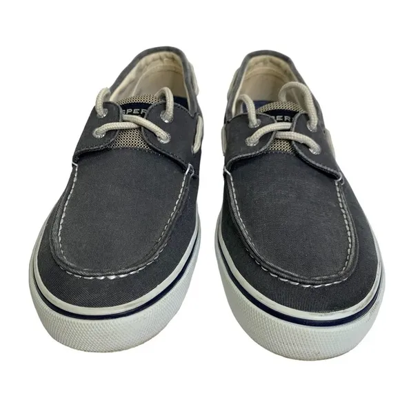 Mens Sperry Hal Yard 2-Eye Grayish Blue Sneakers Size 11.5