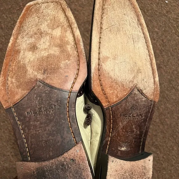 Men's Two-Tone Leather Dress Shoes