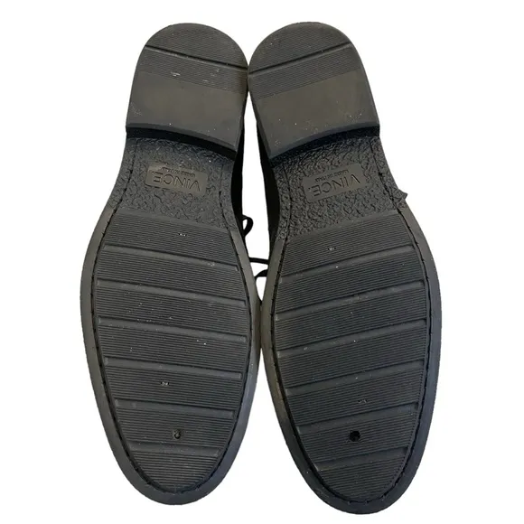 Men’s Vince Black Nubuck Leather Lace Up Chukka Boots, Sz 8.5