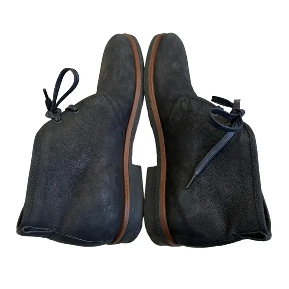 Men’s Vince Black Nubuck Leather Lace Up Chukka Boots, Sz 8.5
