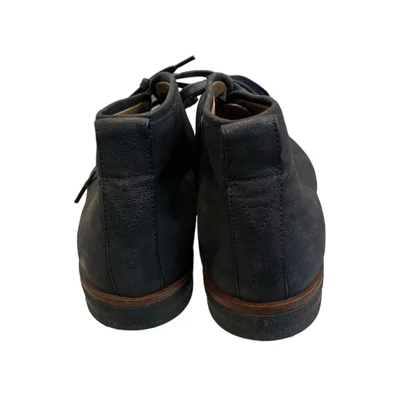 Men’s Vince Black Nubuck Leather Lace Up Chukka Boots, Sz 8.5