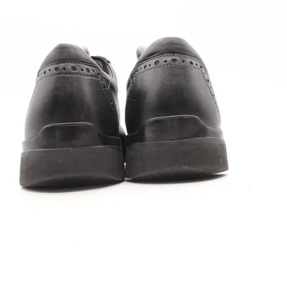 Mephisto Wingtip Men's Size 8.5 Brogue Derby Dress Oxford Black Leather Shoes