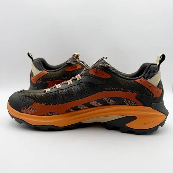 Merrell Mens Moab Speed 2 Hiking Shoes US 14M Orange Athletic GORTEX WP NIB