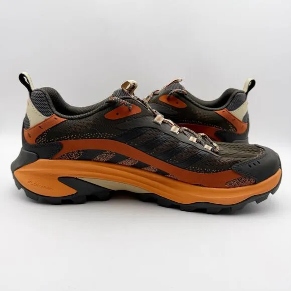 Merrell Mens Moab Speed 2 Hiking Shoes US 14M Orange Athletic GORTEX WP NIB