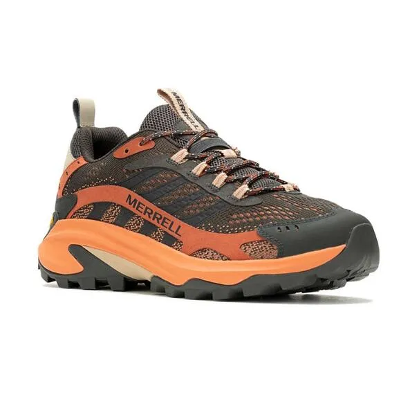Merrell Mens Moab Speed 2 Hiking Shoes US 14M Orange Athletic GORTEX WP NIB