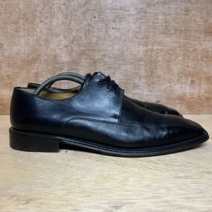 Mezlan Black Leather Oxford Derby Lace Up Shoes Men Size 10.5 M Made In Spain
