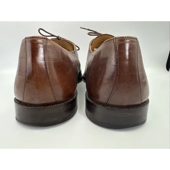 Mezlan Castilla Men’s Brown Leather Derby Dress Shoes Sz 11 Made in Spain