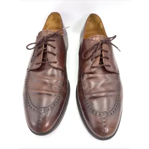 Mezlan Castilla Men’s Brown Leather Derby Dress Shoes Sz 11 Made in Spain