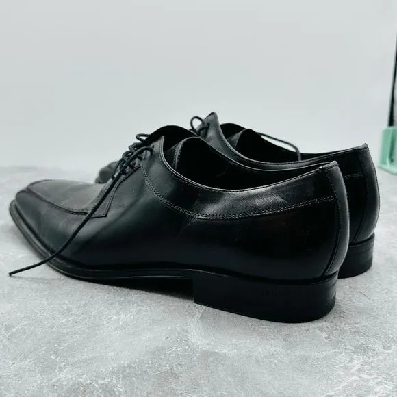 Mezlan Men's Hundley II Oxford Black Leather Dress Shoes Lace Size 8M