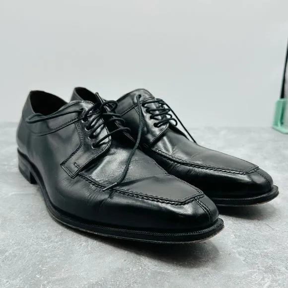Mezlan Men's Hundley II Oxford Black Leather Dress Shoes Lace Size 8M