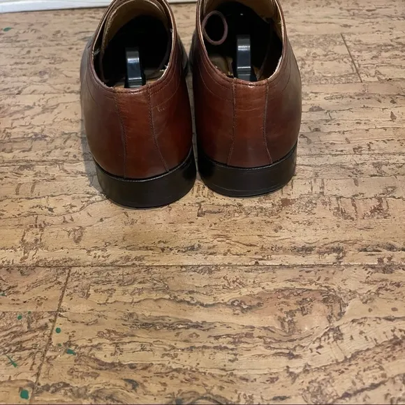 Mezlan Noci Brown Leather Split Toe Oxfords Sz 9