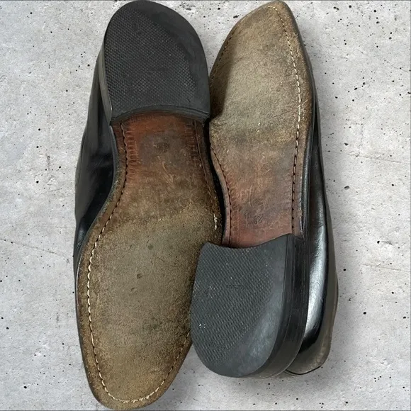 Mezlan Shoes Loafers Men’s Size 8.5 Black Brown Two Tone Slip On