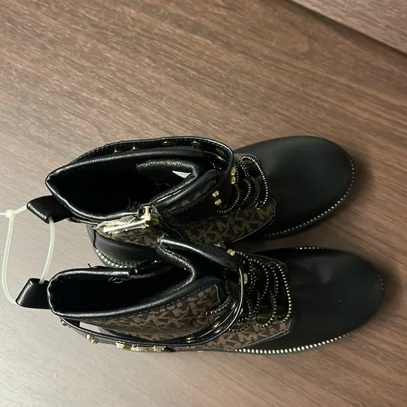 Michael Kors Haskell Studs Boot - Little Kid / Big Kid - Brown / Black