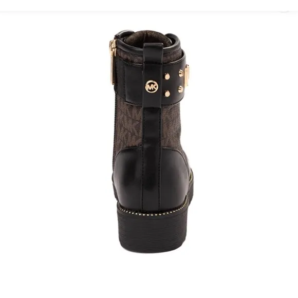Michael Kors Haskell Studs Boot - Little Kid / Big Kid - Brown / Black