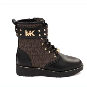 Michael Kors Haskell Studs Boot - Little Kid / Big Kid - Brown / Black