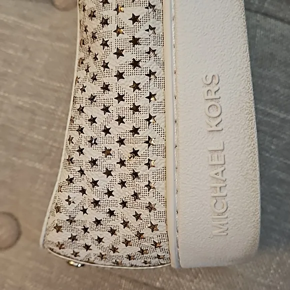 Michael Kors Keaton Gold Spacecore Mesh Flats Cutout Stars Quiet Luxury …