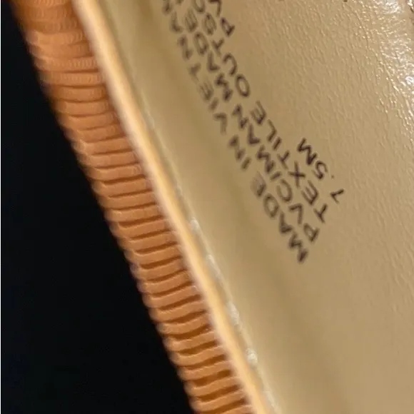 Michael Kors Signature Print Gale Flats, Size 7.5, Color: Brown