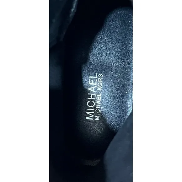 Michael Kors Tatum leather combat boots 11