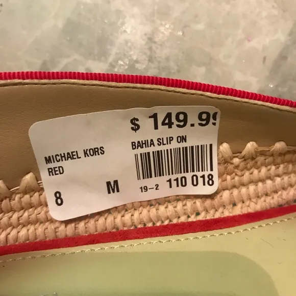 MICHAEL MICHAEL KORS Bahia Suede and Jute Flat 8