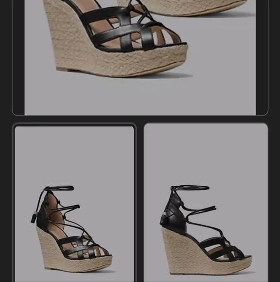 Michael Michael Kors Mirabel  Suede Admiral Wedge. BNIB. Size 8
