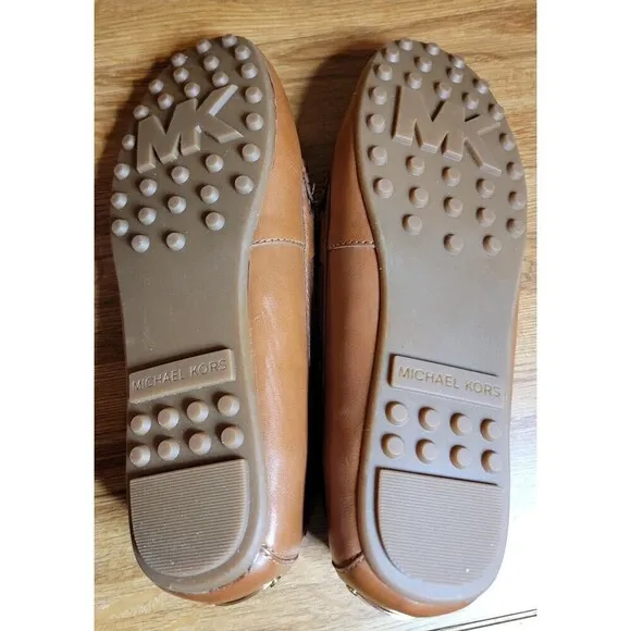 Michael Michael Kors Sutton Leather Moccasins Loafers