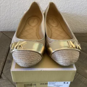 MICHAEL MICHAEL KORS Women's Jilly Round Toe Ballet Flats, size 6.5