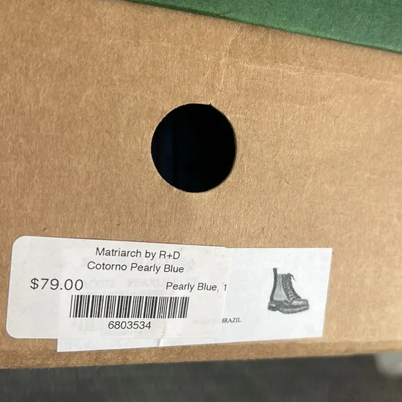 Mini Melissa irridecent combat boots. Never worn!