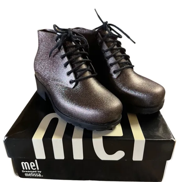 Mini Melissa Stellar Glitter Boots