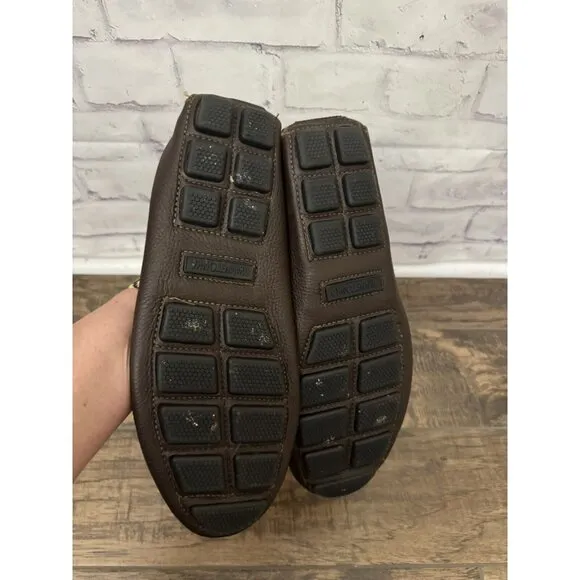 Minnetonka Size 13 Moccasins 952 Moosehide Driving Moccasin Chocolate Comfort‎