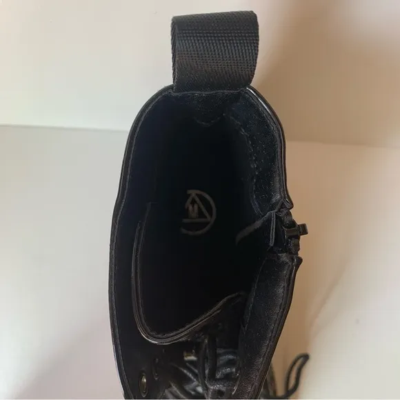 Misguided Women’s Black Combat Boots Lace Up  Size 9