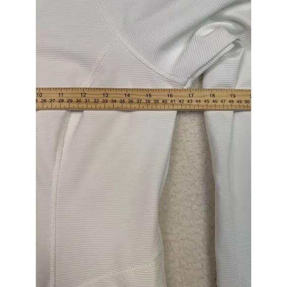 Mission Outdoor All Day Dress Ribbed Coverup Quick Dry Pockets White Size Medium