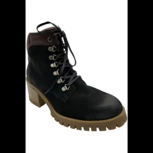 Miz Mooz Leather Lace-Up Boots McKinley Black - Medium