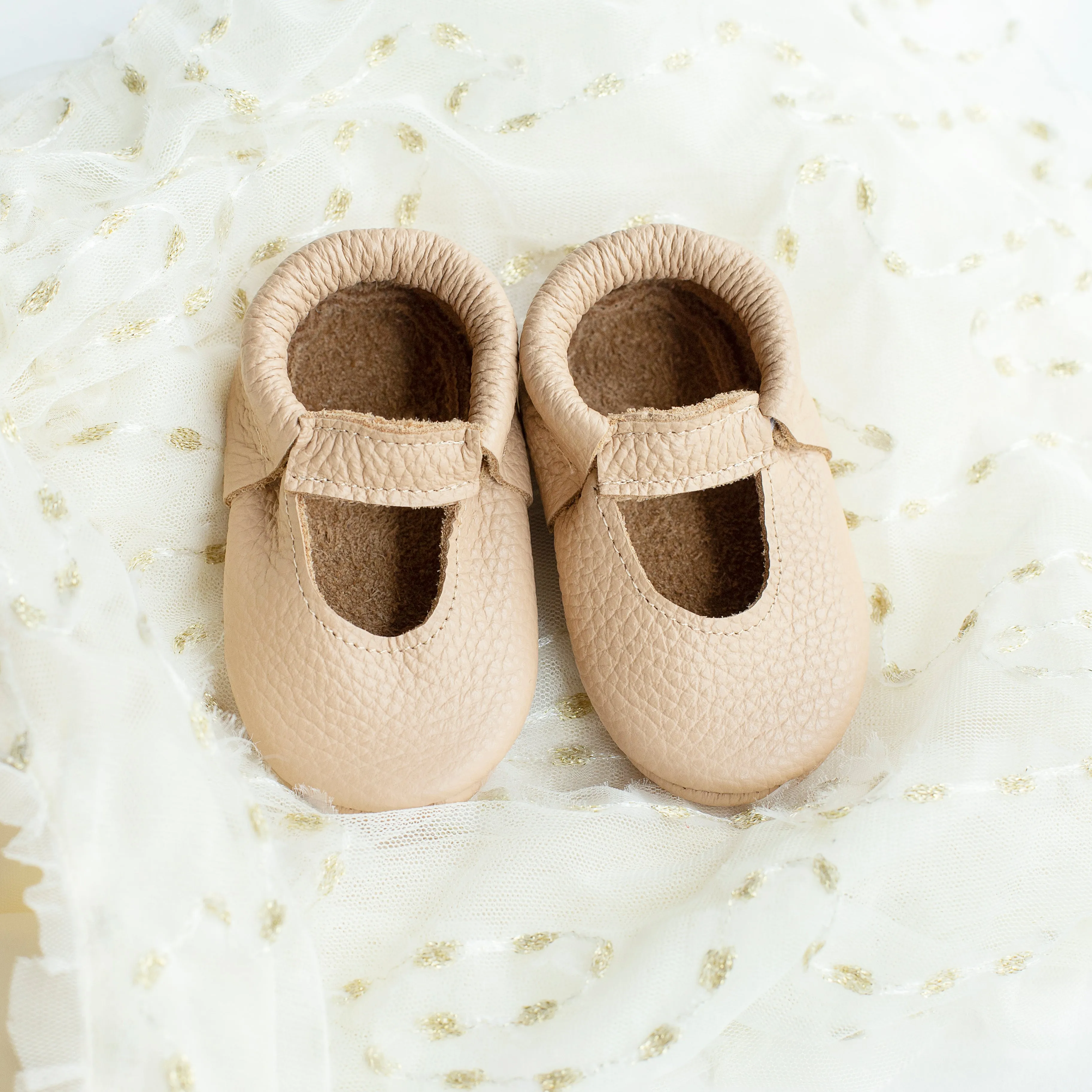 MJ baby moccasins